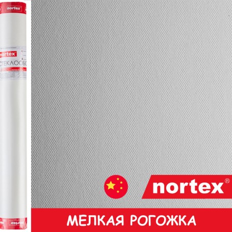 Стеклообои Nortex NCH 104 Рогожка мелкая 1*25м