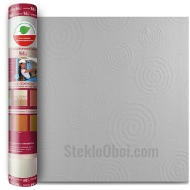 Стеклообои Wellton Decor Круги WD820, 1*12,5м