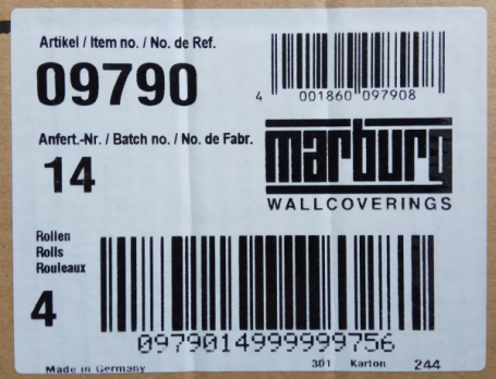 Флизелин Marburg 9790 гладкий 130г/м² 1,06*25м