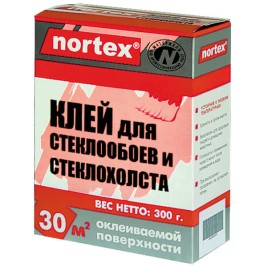 Nortex для стеклообоев и стеклохолста сухой, 300г на 30м²