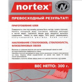 Nortex для стеклообоев и стеклохолста сухой, 300г на 30м²