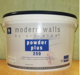 Vitrulan powder plus 250 для стеклообоев (ведро 2,5 кг до 160 м²)