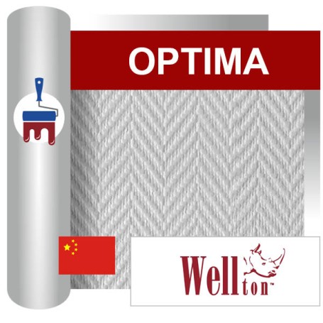 Стеклообои Wellton Optima Ёлка средняя WO160, 1*25м