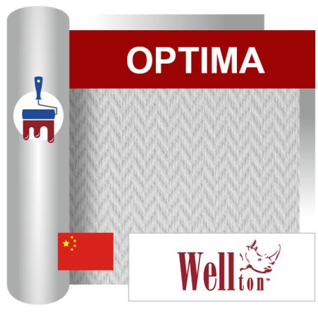 Стеклообои Wellton Optima Зигзаг WO420, 1*25м