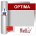 Стеклообои Wellton Optima Рогожка средняя WO110, 1*25м