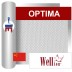 Стеклообои Wellton Optima Рогожка средняя WO130, 1*25м
