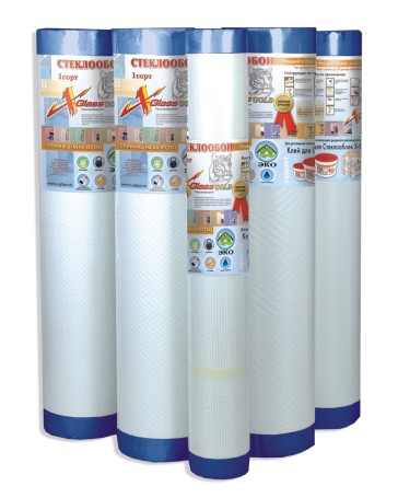 Стеклообои Рогожка средняя X-Glass Silver XSr 120/25  1*25м