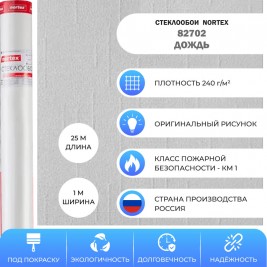 Стеклообои Nortex 82702 Дождь 1*25м
