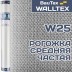 Стеклообои Рогожка средняя частая W25 Walltex