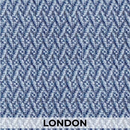 Жаккардовые обои London by BauTex Design серо-синие