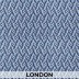 Жаккардовые обои London by BauTex Design серо-синие