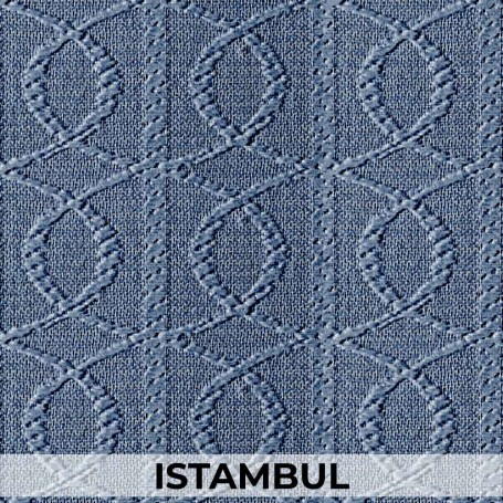Жаккардовые обои Istanbul by BauTex Design серо-синие