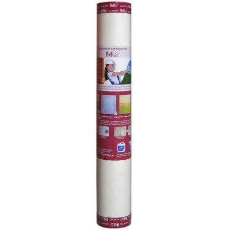 Стеклохолст паутинка Wellton 1х50м, 25 г/м2
