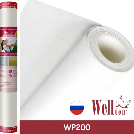 Грунтованный стеклохолст Wellton WP200, 1х25 м