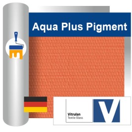 Стеклообои Vitrulan Aqua plus Pigment 639 Рогожка мелкая 1*25м