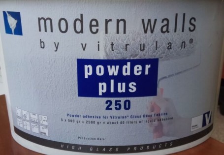 Клей для стеклообоев modern walls powder plus 250 в ведре