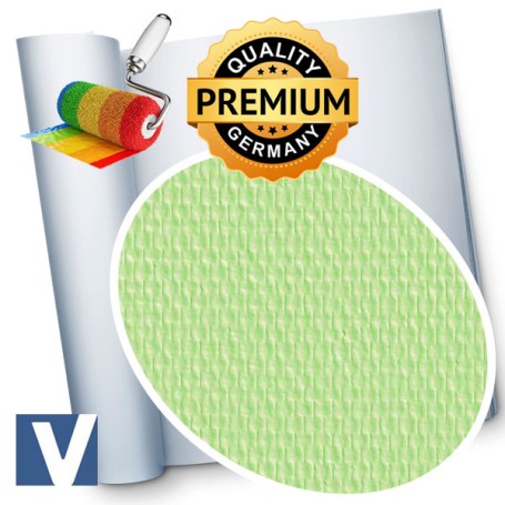 Стеклообои Vitrulan Aqua plus Pigment 633 Рогожка средняя