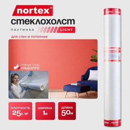Стеклохолст-паутинка Nortex Light 25г/м², 1*50м