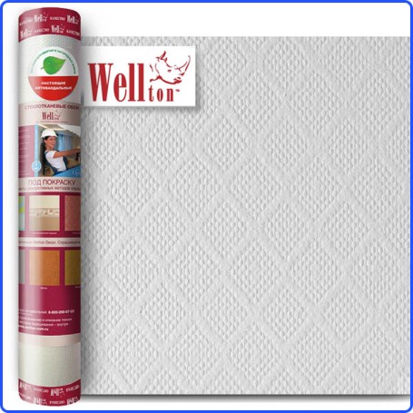 Стеклообои Wellton Classika Ромб особый WEL490 1*50м