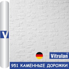 Стеклообои Vitrulan Phantasy Plus 951 Каменные дорожки 1*25 м