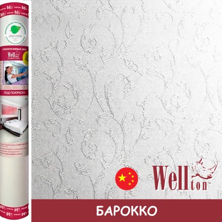 Стеклообои Wellton Decor WD781 Барокко 1×12,5 м