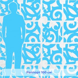 Стеклообои Wellton Decor WD760 Витраж 1×12,5 м