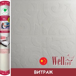 Стеклообои Wellton Decor WD760 Витраж 1×12,5 м