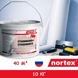 Клей Nortex для стеклообоев и стеклохолста 10 кг